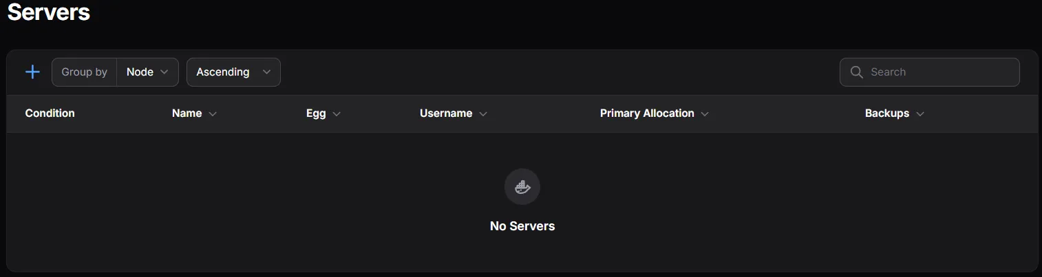 Pelican Empty Servers